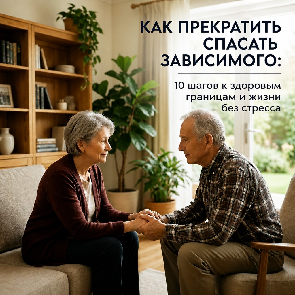Как прекратить спасать зависимого: 10 шагов к здоровым границам и жизни без стресса